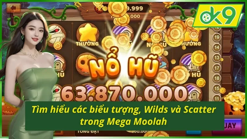 Các biểu tượng cơ bản có trong Mega Moolah OK9